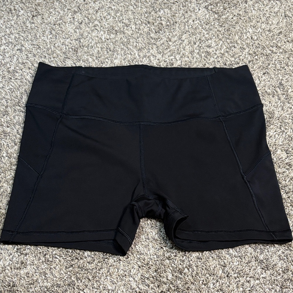 Athleta Women's Classic Black Bike Shorts